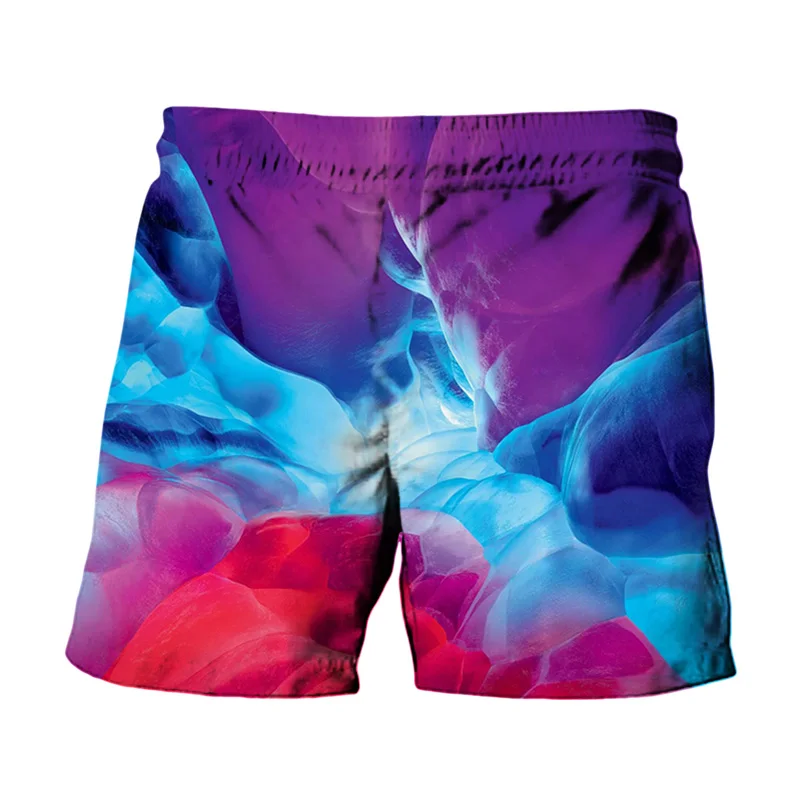 

Шорты мужские пятиконечные цветные, Элегантные повседневные спортивные пляжные свободные с 3D принтом, Необычные строчки, для взрослых, лет...