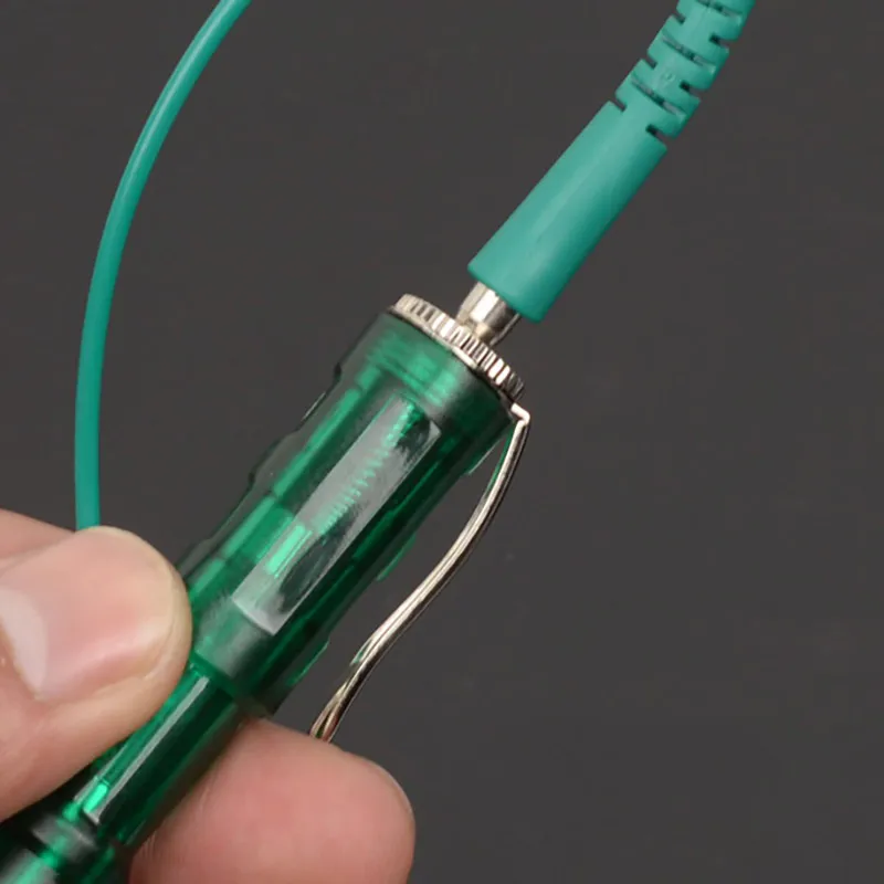 Car Electrical Voltage Tester Pen With Spring Line DC 6V-24V Transparent Motorcycle Light Lamp Electrician Test Pencil New |