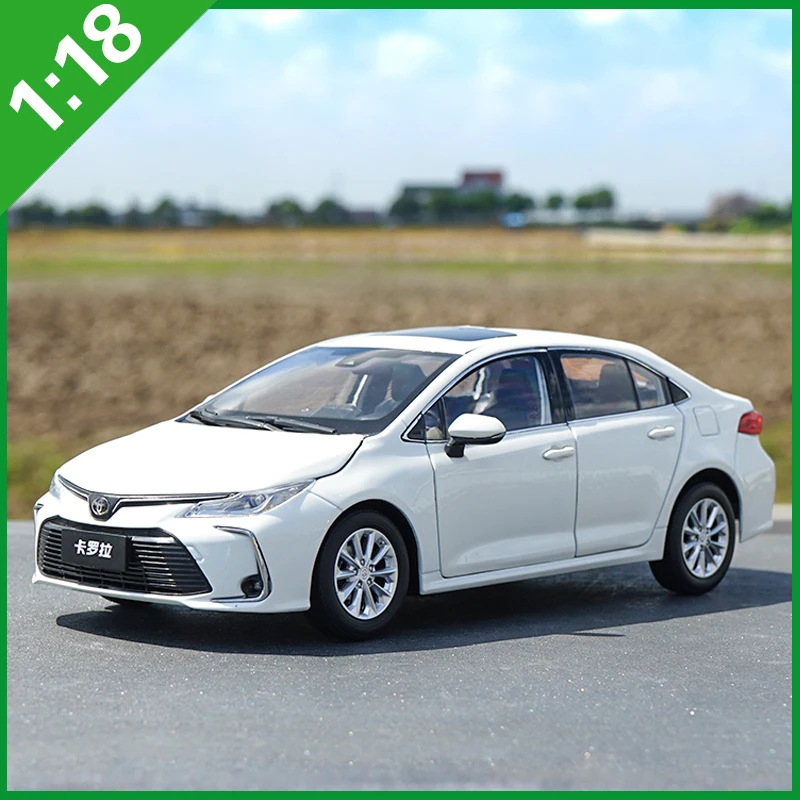 1:18 TOYOTA 12th 2019 COROLLA литой автомобиль из сплава модели игрушек металлические