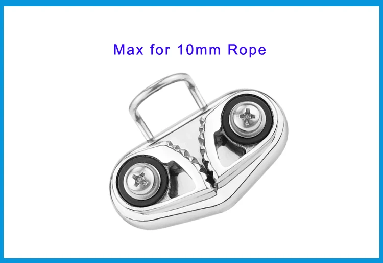 2X SS 316 Cam Cleat с проводом ведущее кольцо лодка Cleats Matic Fairlead морской парусный спорт
