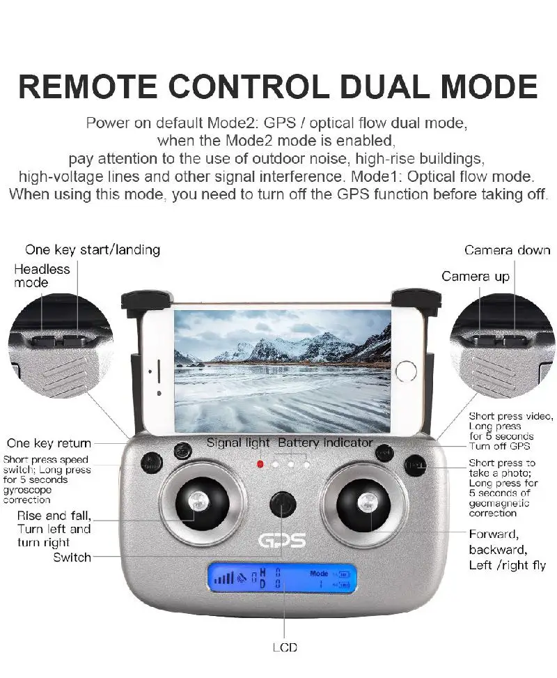 

Sg907 Professional Drone 4k Selfie Hd Dual Camera Gps Follow Wide-Angle Anti-Shake 5g Wifi Fpv Rc Quadcopter Foldable 50x Zoom