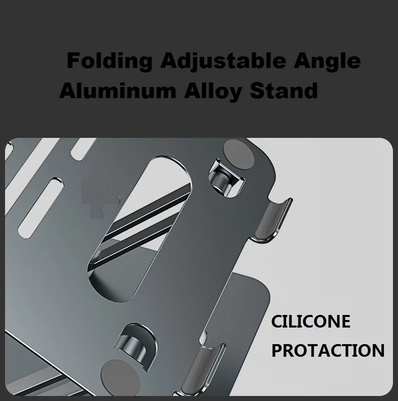 Кронштейн для ноутбука полка из алюминиевого сплава регулируемая по высоте