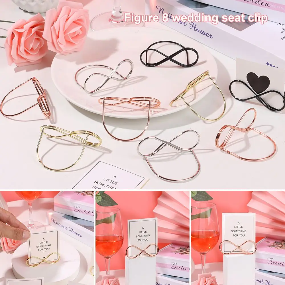 

Supplies Paper Clamp Party Picture Cards Display Stand Photos Clips Clamps Stand Table Numbers Holder Place Card