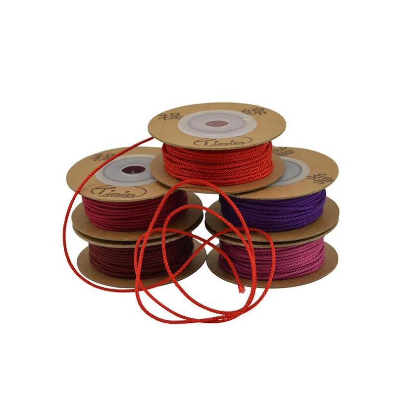 

Chinese Knot Nylon Cord Jewelry Line Cord 1mm 1.5mm Spool String Braid Bead Line Bodhi Rope Necklace DIY Rope Jade Line Bracelet