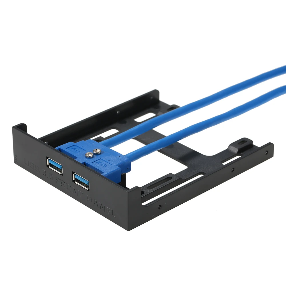 USB 3 0 Передняя панель концентратор 2 порта расширительный отсек 20 Pin до USB3.0 60 см