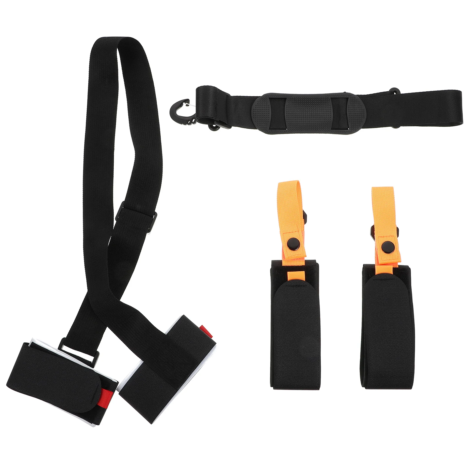 

2PCS Durable Snowboard Carrying Strap Length Adjustable Skiing Board Strap