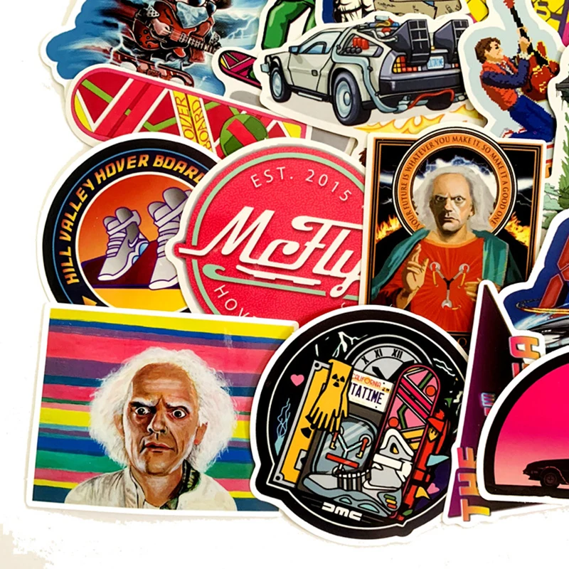 57 шт. Классические фильмы Back To The Future стикер для багажа ноутбук искусство картина