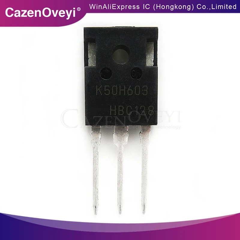 

5 шт./лот IKW50N60H3 K50H603 TO-247 600V 50A новая Оригинальная фотография