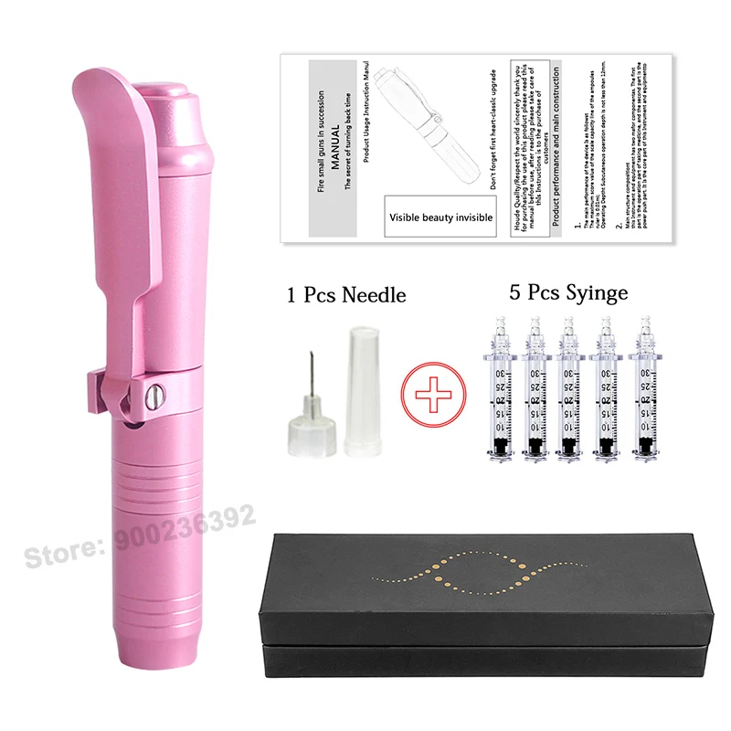 Новый Стиль 0 3 мл розовый Гиалуроновый ручка комплект высокой плотности металла