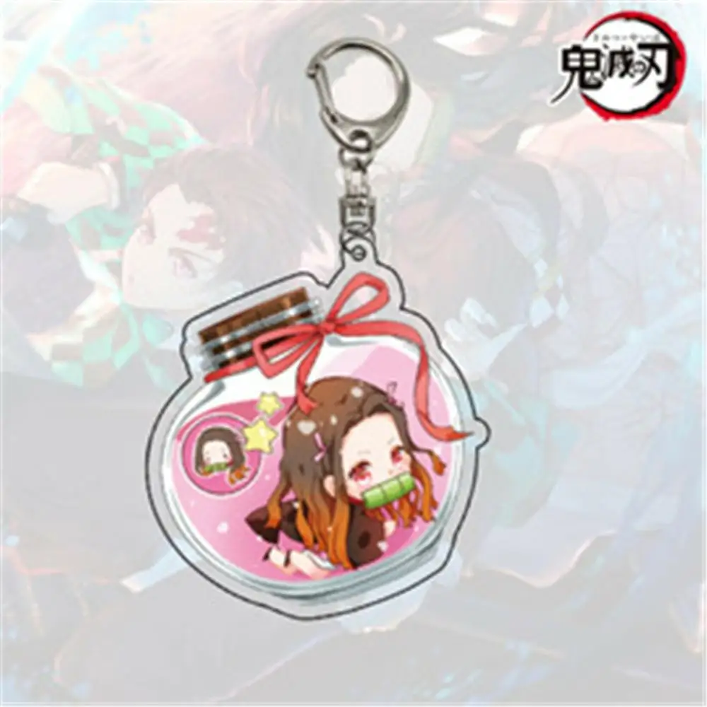 Аниме акриловые брелки Demon Slayer Kimetsu no Yaiba брелок для косплея любителей лучший