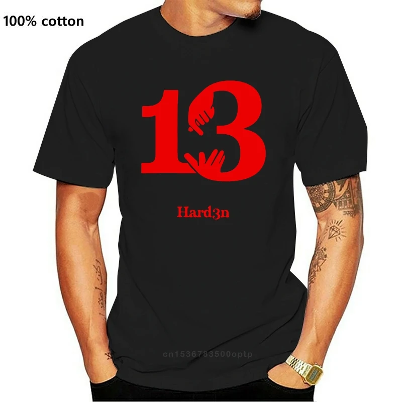 

2019 Trend T-shirt Harden 13 Youth T Shirt Quality Fashion Short Sleeve Men Tshirt