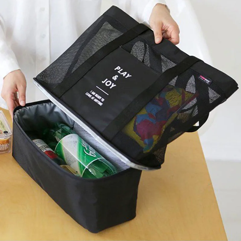 Двухслойная Портативная сумка холодильник на одно плечо для хранения Termica