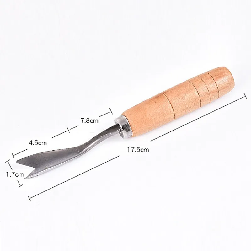 Кухонные аксессуары из нержавеющей стали коммерческий V образный нож для чистки