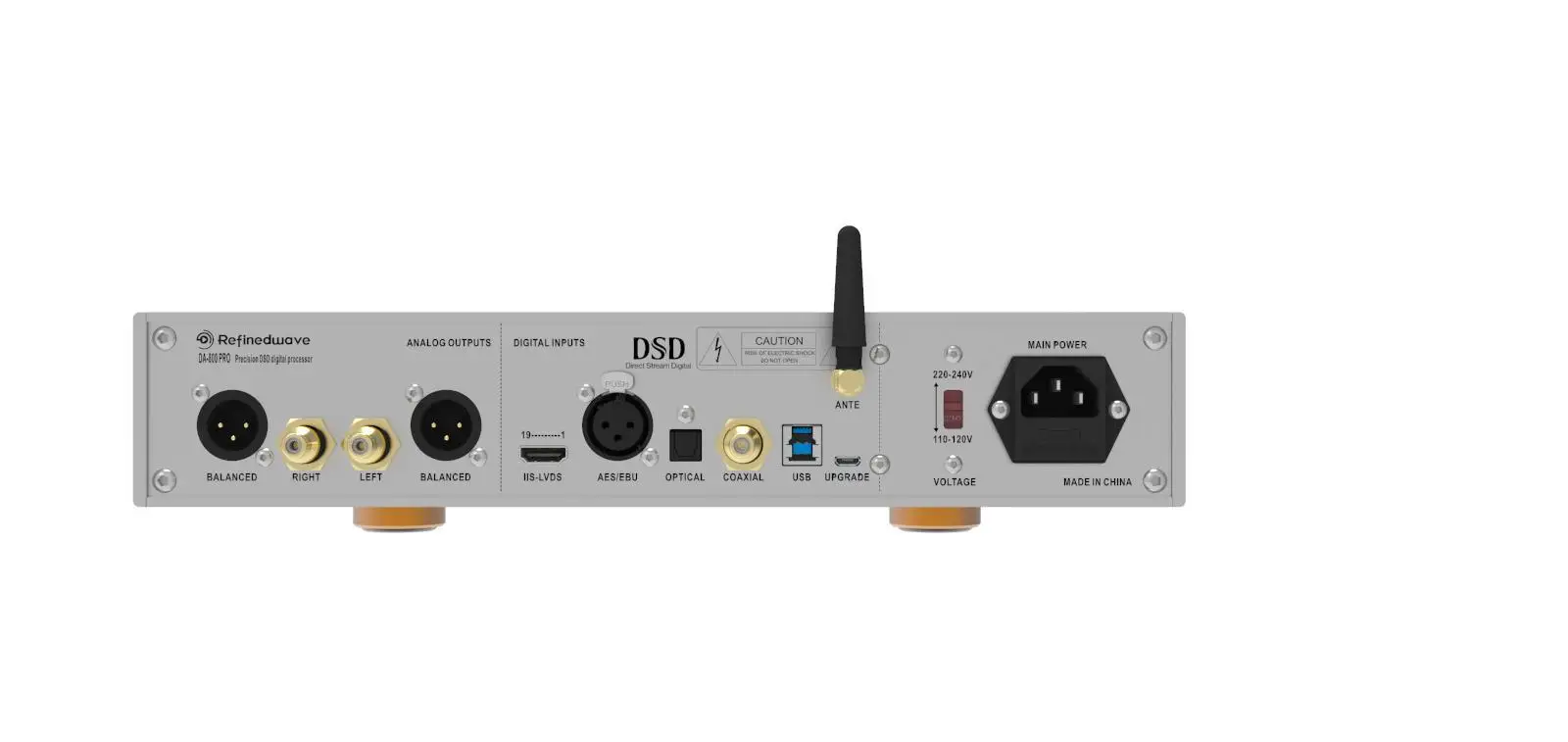Декодер Refinedwave DA800 ES9038PRO DSD512 PCM768K FPGA FIFO Bluetooth 5 0 2 4 &quotLCD Hi Fi полностью
