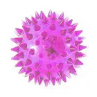 Жевательный мяч для собак, щенков, кошек, питомцев, LED писклявый резиновый, ежик, забавные игрушки