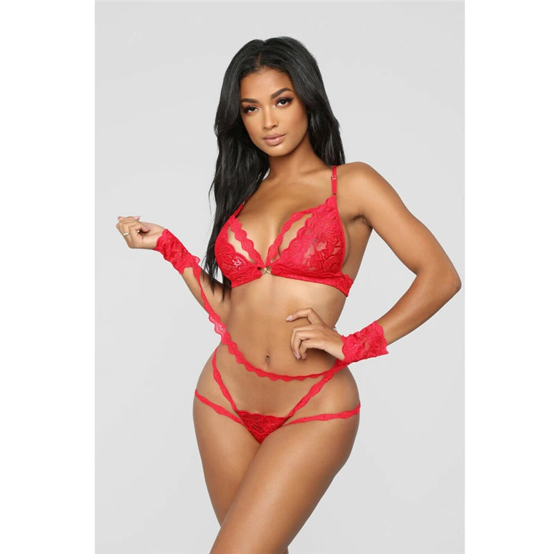 Комплект женского кружевного нижнего белья 2 шт. | Тематическая одежда и униформа