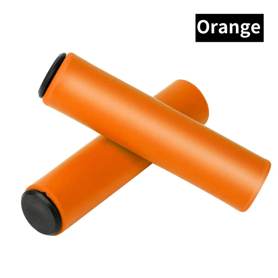 Orange WEST BIKING силиконовый Противоскользящий чехол на руль велосипеда с амортизацией для горной дороги, горного велосипеда - Цвет: Orange