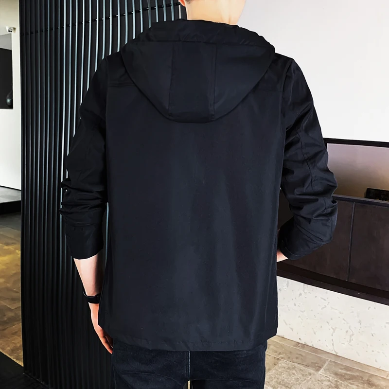 Летний жакет мужской M-5XL модная обувь Сезон весна-осень Мужская куртка с