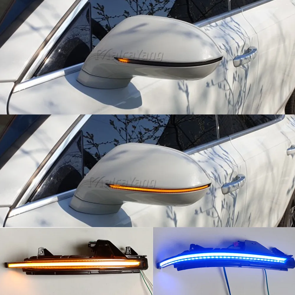 

Dynamic Blinker LED Turn Signal Light For Audi A7 S7 RS7 2011-2017 Side Wing Mirror Flasher Repeater Sequential Indicator Lamp