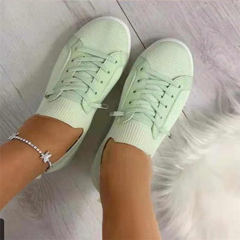 

2021 New Summer Women Shoes Mesh Light Breathable Women Sneakers Flats Casual Female Trainers Walking Shoes Mujer Plus Size 43