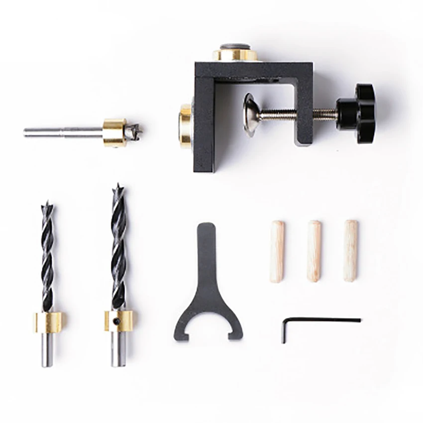 Набор кондукторов для сверления отверстий направляющий инструмент мебели 1