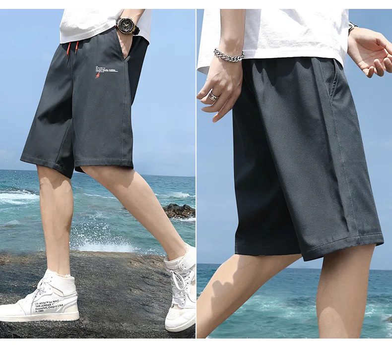 

Men Casual Beach Shorts plus size 5XL Quick Drying Masculina Men Shorts Short Mens Board Shorts sporting Sweatpants