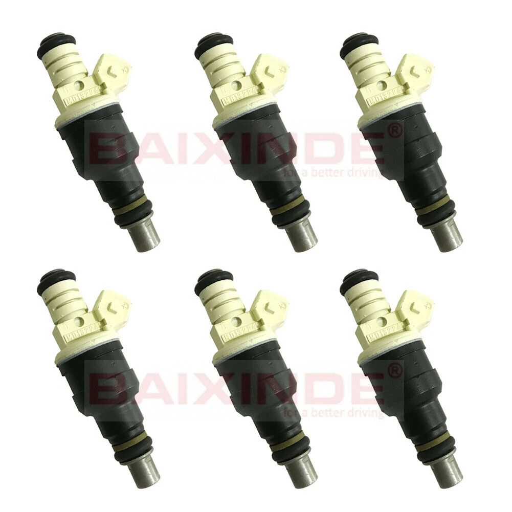 

SET OF 6 FUEL INJECTORS INP-010 INP010 FOR 87-90 DODGE PLYMOUTH CHRYSLER 3.0 V6