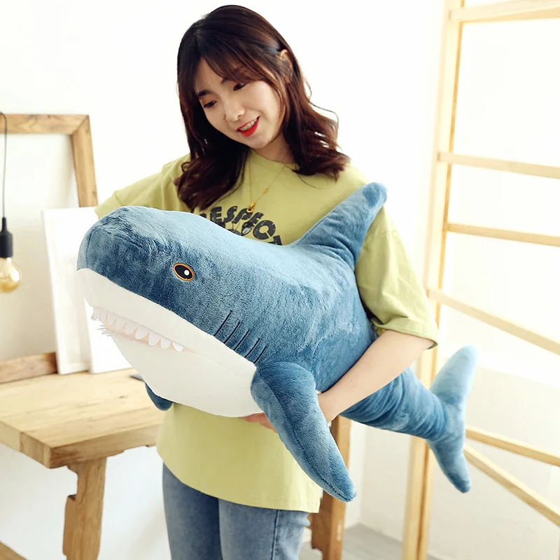 ZGY плюшевая игрушка Акула 45 см милая кукла в виде животного Подушка рыба мягкая