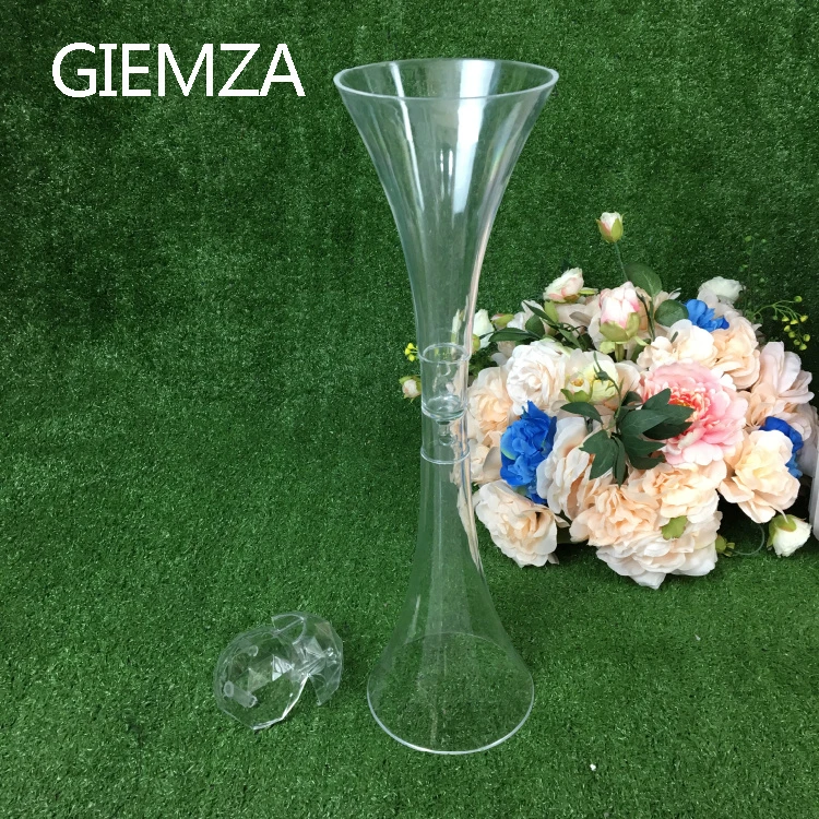 GIEMZA ваза-Горн высотой 60 см 50 см Прозрачные Акриловые реквизиты 1 шт. 2ft свадебный цветок Декор домашний садовый горшок в виде центральных пол
