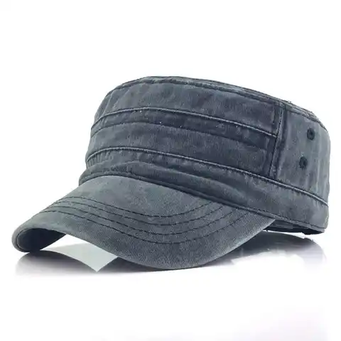 Мужские джинсовые шапки, бейсбольная кепка с плоским верхом, винтажная Низкопрофильная Кадетская шапка, спортивные аксессуары, шапка