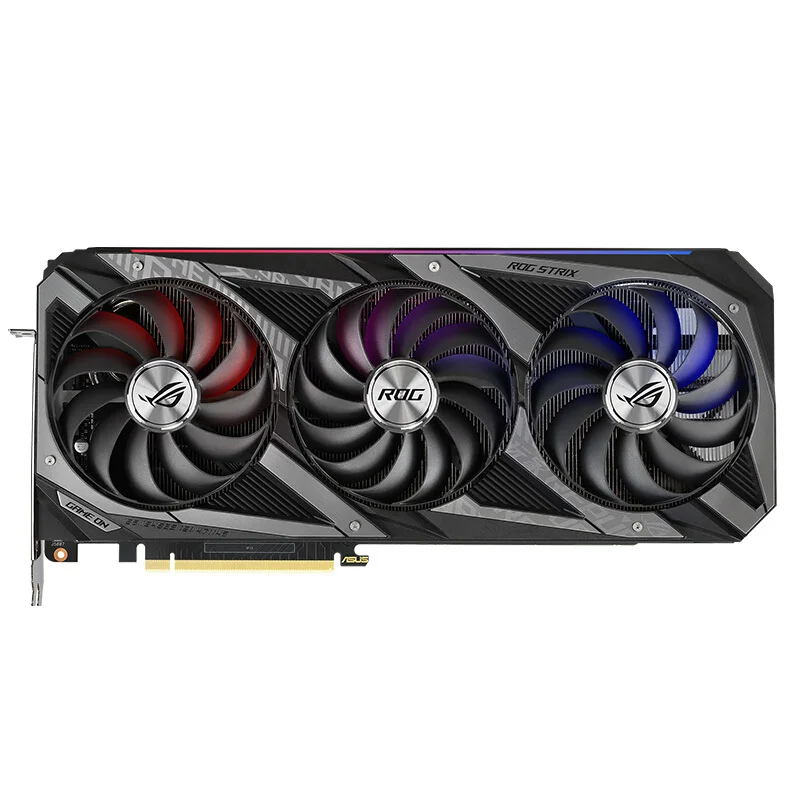 

Оригинальная Видеокарта ASUS ROG-STRIX-RTX3060TI-O8G-V2-GAMING LHR для профессиональных игр с поддержкой E-Sports, видеокарта 256Bit GDDR6