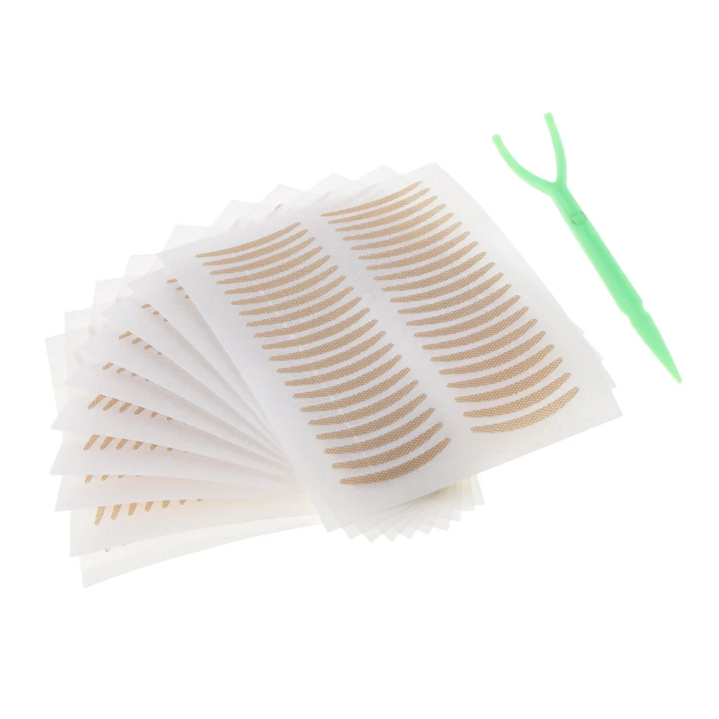 Тонкие/широкие двойные ленты для век суперневидимые Стикеры области вокруг глаз