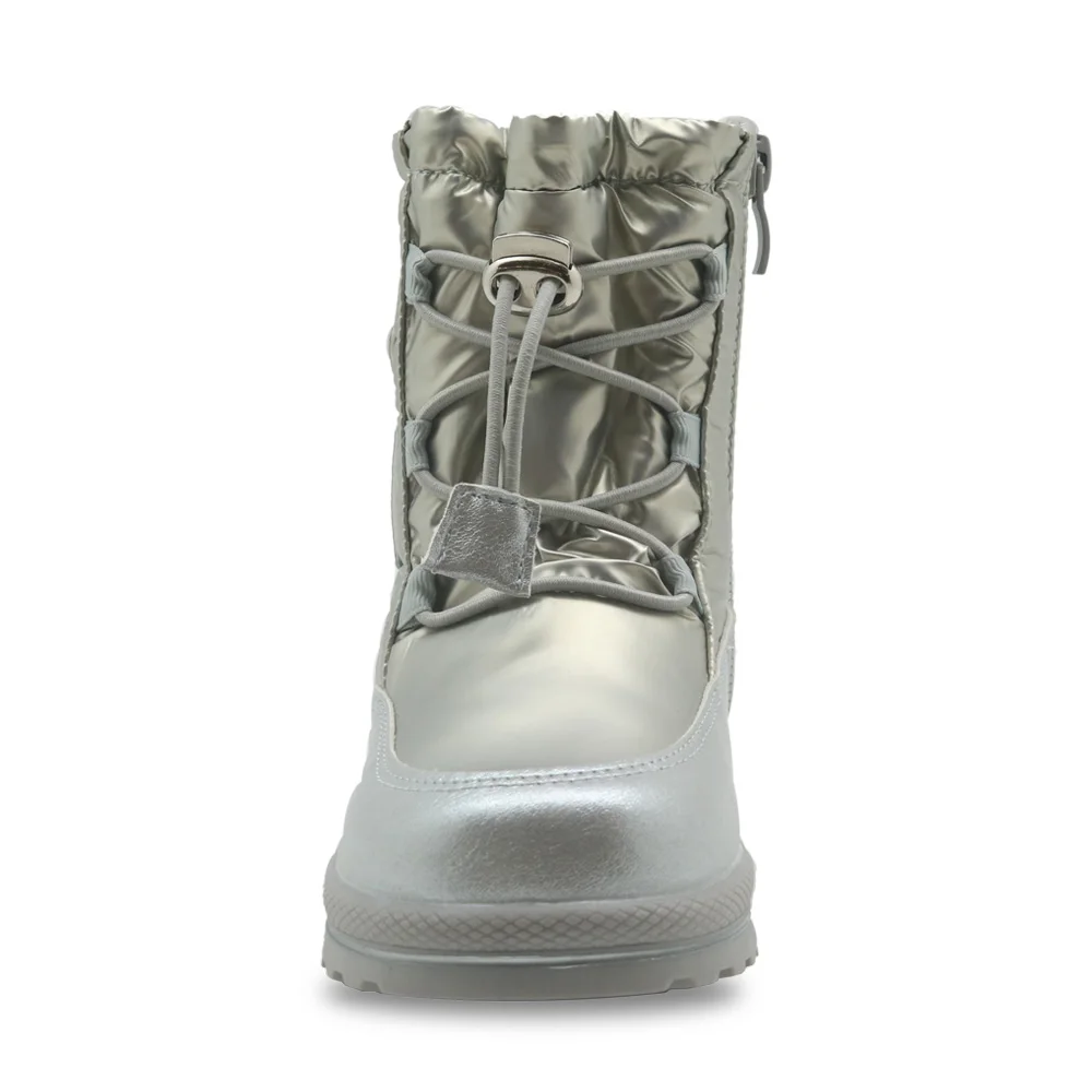 Зимние сапоги Apakowa до середины икры для маленьких девочек детская теплая