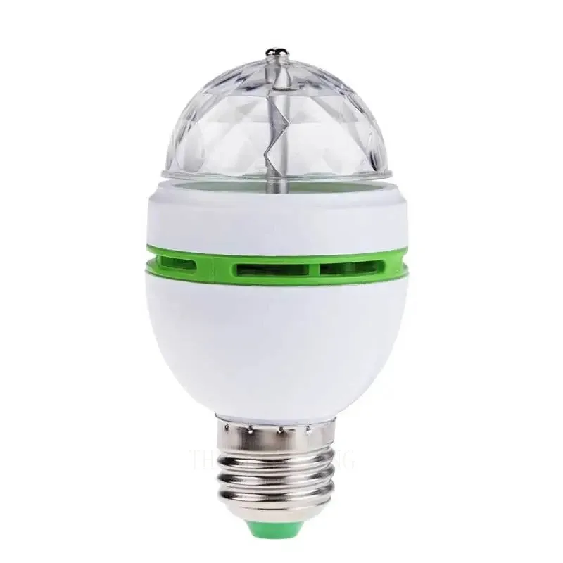 Светодиодная лампочка RGB в форме волшебного шара вращасветильник лазерный