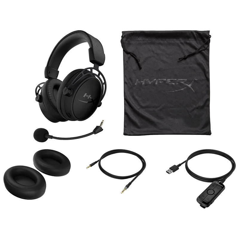 Игровая гарнитура Kingston HyperX Cloud Alpha S объемный звук 7 1 с микрофоном для киберспорта