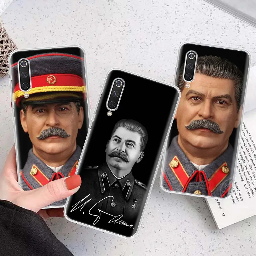 Чехол для телефона с рисунком Сталина Xiaomi Redmi Note 11 11S 11T 5G 11E 10S 10 Pro Max 9S 9T 9 8T 8 7 6 5 4 4X |