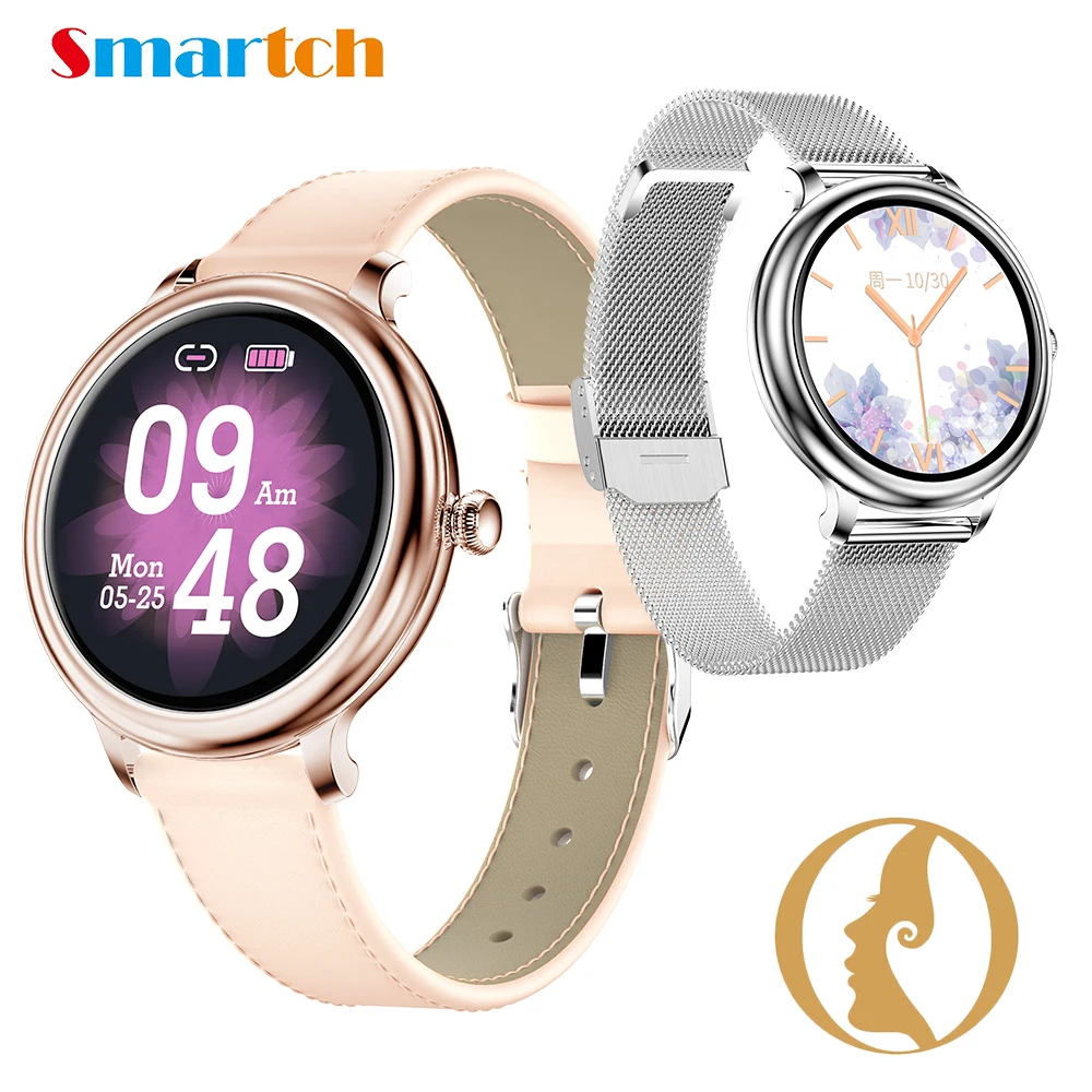 

Women Smart Watch,Touch Screen Ladies Smartwatch For Girl Heart Rate monitor Blood Pressure For iOS Android NY13 NY12 Plus