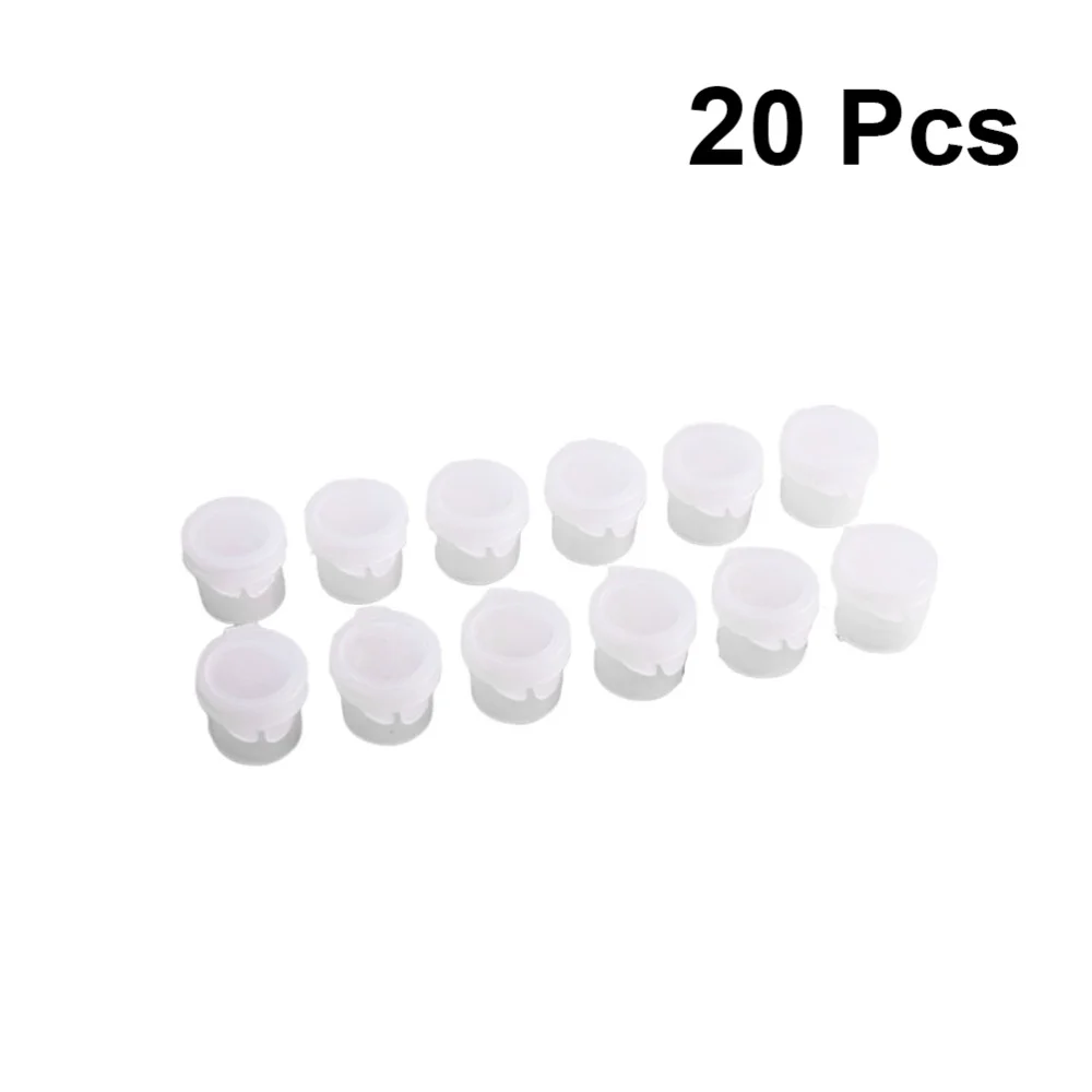 

20PCS 5ML Six Conjoined Box 6 Slot Watercolor Paint Storage Box Mini Paint Pigment Box Acrylic Paint Empty Storage Conta