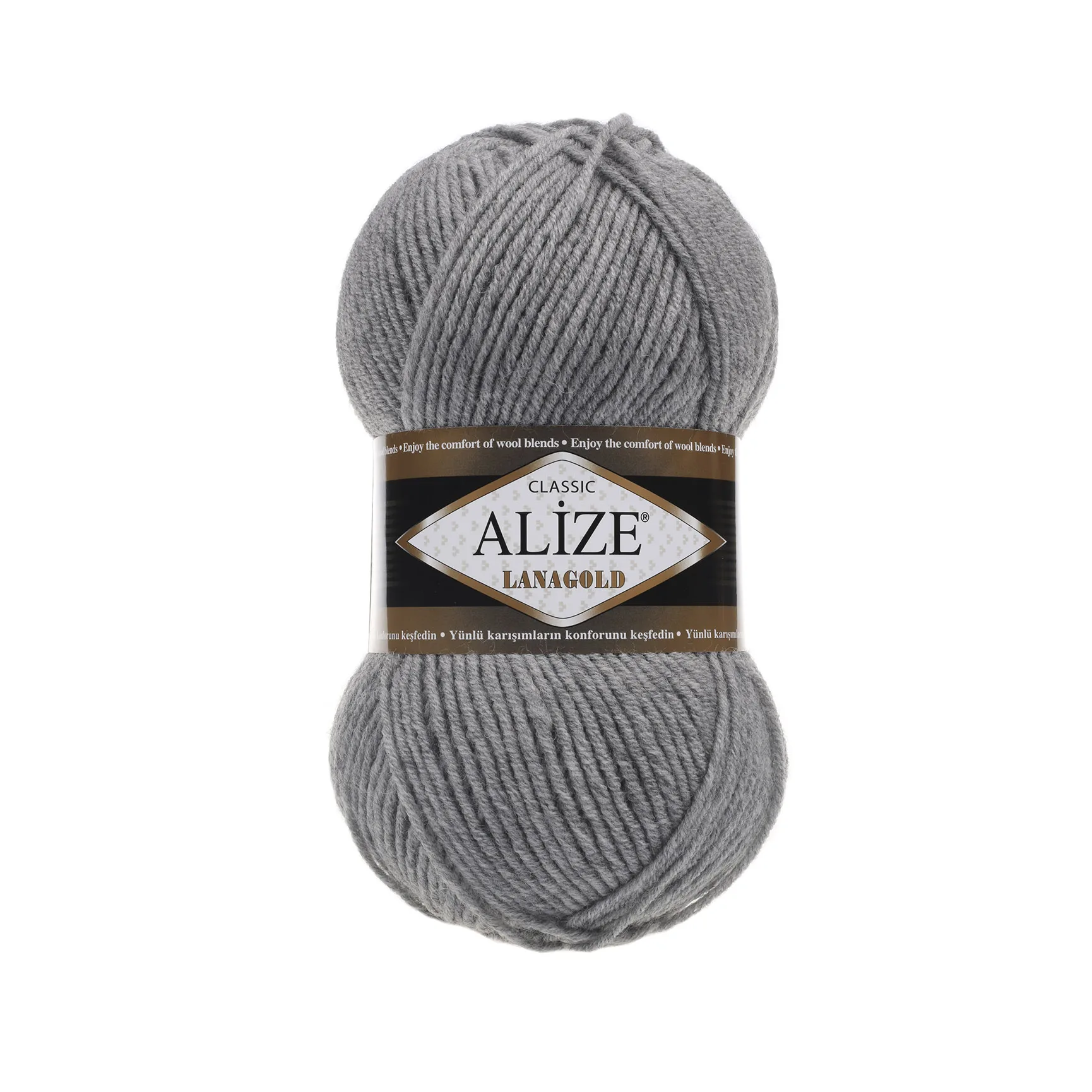 Yarn (thread) for knitting Alize (ALISE) lanagold (lanagold) 5 PCs. (5*100 grams.) | Дом и сад