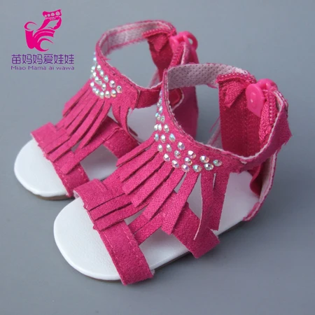 1" 45 см девочка кукла меховые зимние сапоги обувь для куклы Александера аксессуары для новорожденных кукла обувь подарок для девочки - Цвет: 4.33