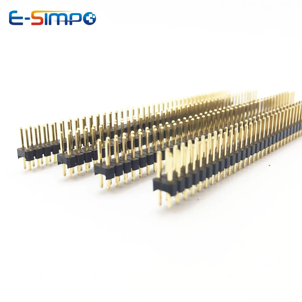 30 шт. 2 54 мм 2x40P двойной ряд PCB заголовок прямой по ограничению на использование