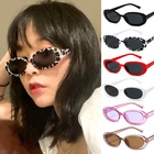 Очки солнцезащитные женские Овальные, роскошные брендовые дизайнерские винтажные солнечные очки с защитой от ультрафиолета