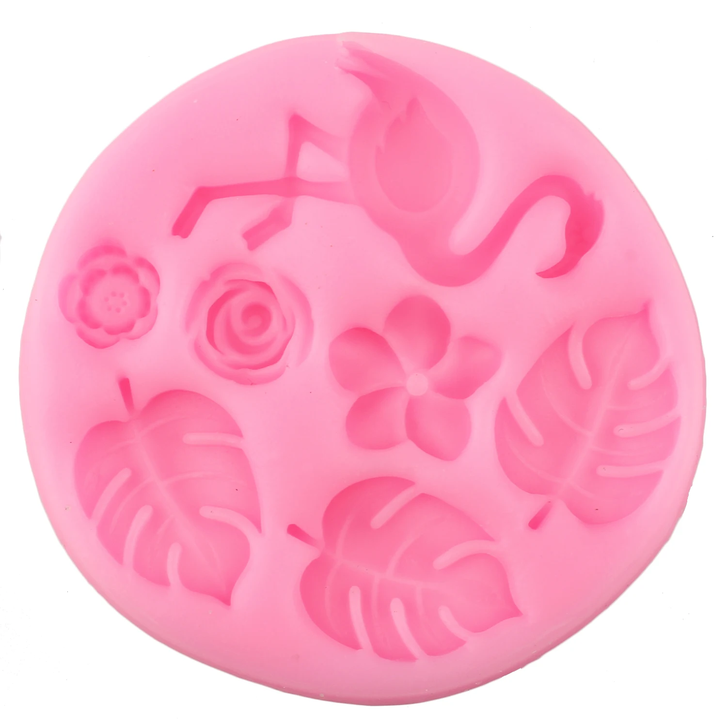 3D Фламинго Роза Силиконовые формы черепаха листьев Fondant Mold детский наряд для дня
