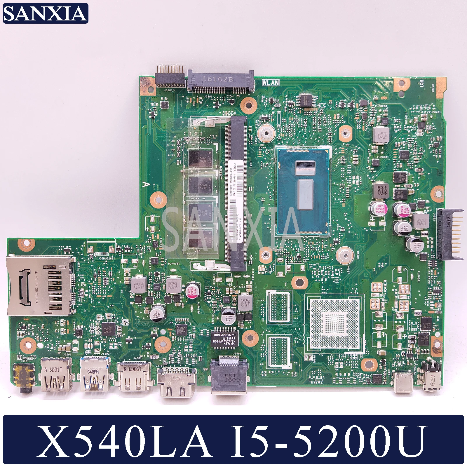 KEFU X540LJ материнская плата для ноутбука ASUS VivoBook X540LA F540L A540L оригинальная материнская плата 4GB-RAM I5-5200U
