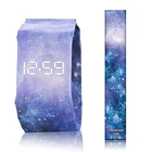 Часы мужские, модные, креативные, бумажные, светодиодные, цифровые, электронные, 2019