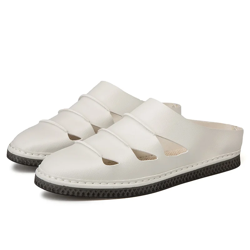 

large piel 44 white sandalias comfort couro sandale male hombre sandalia sandal sandales leather luxury sandalhas in big em s