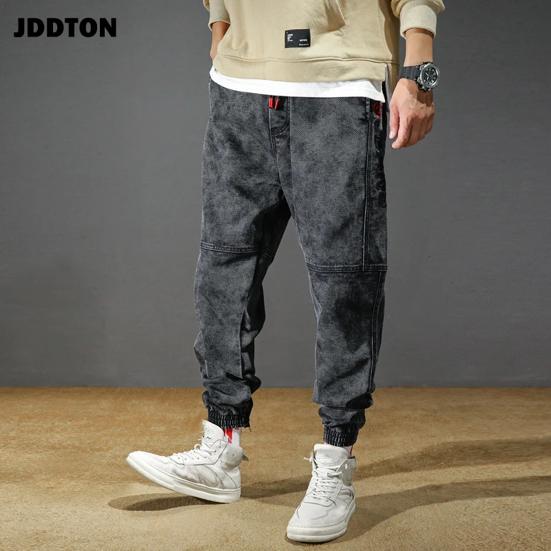 JDDTON мужские свободные джинсовые брюки японские тренировочные полной длины