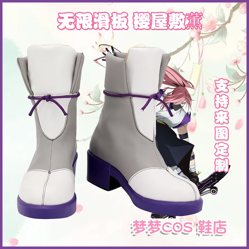 

SK8 The Infinity Cherry Blossom Cosplay Shoes Anime Boots Halloween Carnival Cosplay Costume Accessories Any Size