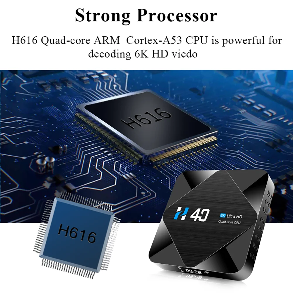 HONGTOP tv box android 10 youtube netflix 6K HD 1080P медиаплеер google store 2 4G & 5G WiFi 4 ГБ 32 64 ГБ|ТВ-приставки и