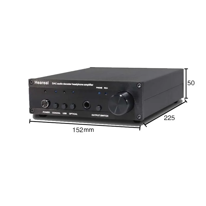 Nvarcher USB волоконный коаксиальный аудио декодер ES9018 Fever DAC декодирование Amp DSD полный